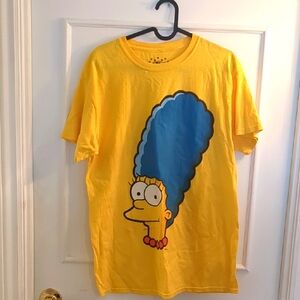 The Simpsons Yellow T-Shirt with Marge Print